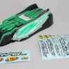 XTM Racing Body (Green/Carbon) & Decals - Rail -XTM Racing And Thunder Tiger Sales Z XTM148709 e5af