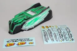 XTM Racing Body (Green/Carbon) & Decals - Rail