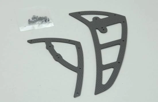Thunder Tiger E700 V2 Carbon Vertical Fin Set 3 Thunder Tiger E700 V2 Carbon Vertical Fin Set