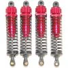 Thunder Tiger RED Shock Set X 4 -XTM Racing And Thunder Tiger Sales tar538508r 1